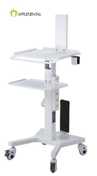 [SIL4191] Carro mesa rodante 2 Bandejas + Soporte para Scanner Appledental