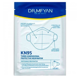 [DES36291MET] Mascarillas faciales KN95 Dr. MFyan Chengda (empaque aluminio)