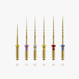 Limas Mecanizadas NiTi Inno Taper KP-File tipo P gold KP Woodpecker