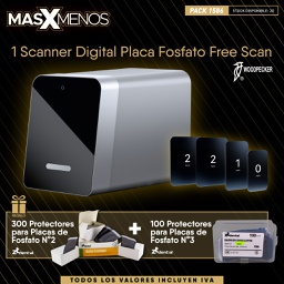 [PACK1586] 1 Scanner Digital Placa Fosfato Free Scan Woodpecker + Regalo