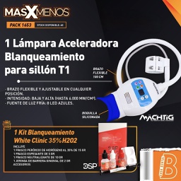 [PACK1653] 1 Lámpara Aceleradora Blanqueamiento para sillón dental T1 Machtig + Regalo