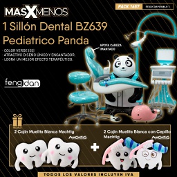 [PACK1657] 1 Sillón Dental BZ639 Pediátrico Panda Fengdan + Regalo
