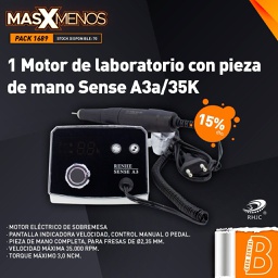 [PACK1689] 1 Motor de laboratorio con pieza de mano Sense A3a/35K Renhe
