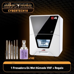[CYBERTECH18] 1 Fresadora E4 Wet Húmedo VHF + Regalos