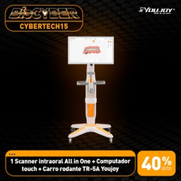 [CYBERTECH15] 1 Scanner intraoral All in One + Computador touch + Carro rodante TR-5A Youjoy