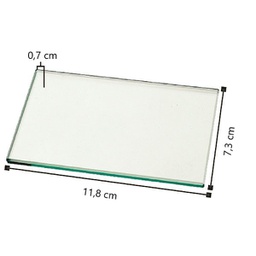 [RES2613] Loseta de Vidrio biselada para mezcla Machtig