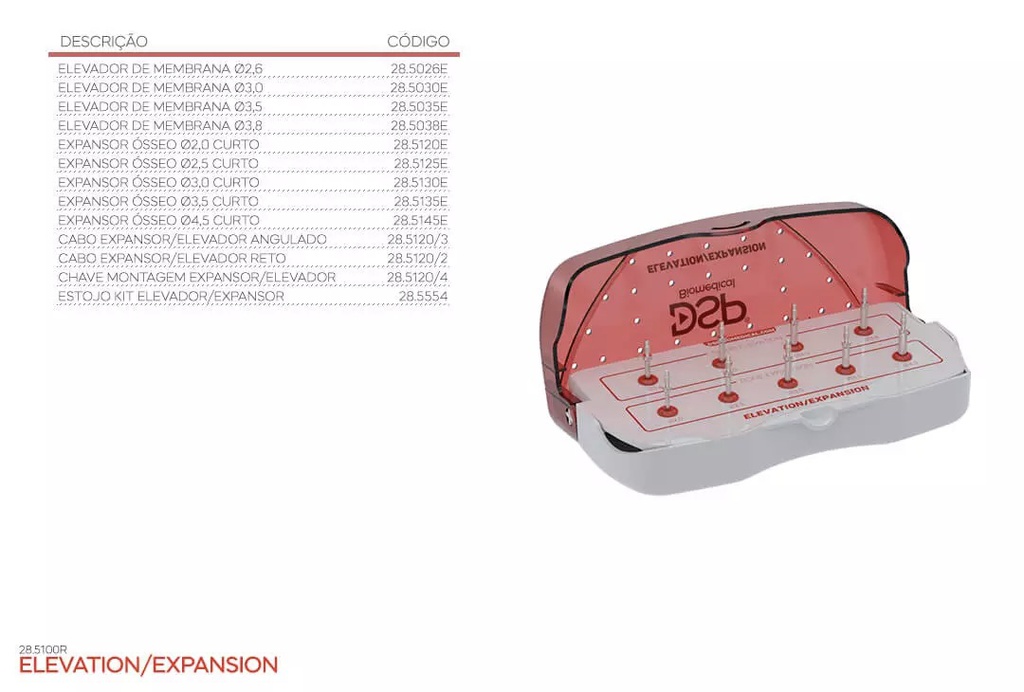 Kit Elevador Expansor DSP