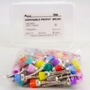 Escobillas para Profilaxia Colors Neón Copa Nylon ZT Dental
