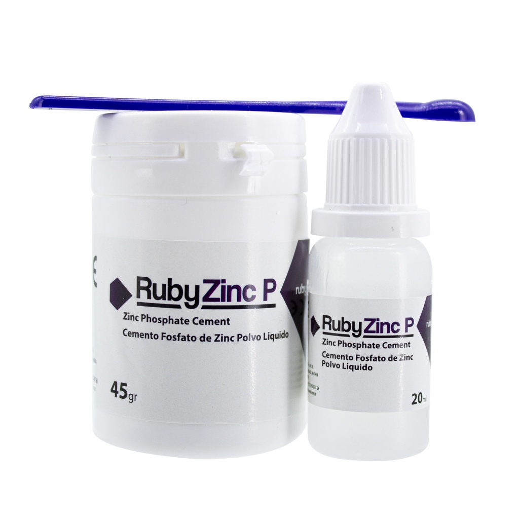 Cemento Fosfato de Zinc RubyZinc P Incidental