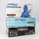 Guantes de Nitrilo Celeste World