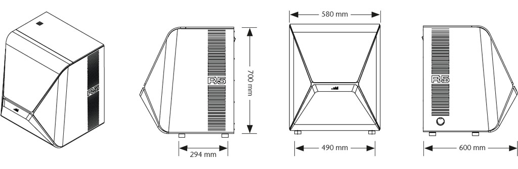 Fresadora R5 Dry&amp;Wet VHF