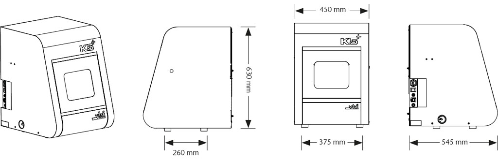 Fresadora K5+ Dry VHF