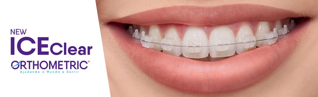 1 Caso Brackets Cerámicos Ice Clear Orthometric