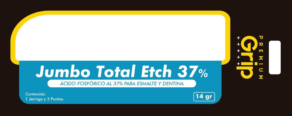 Ácido grabador Total Etch 37% 14 gr Premium grip