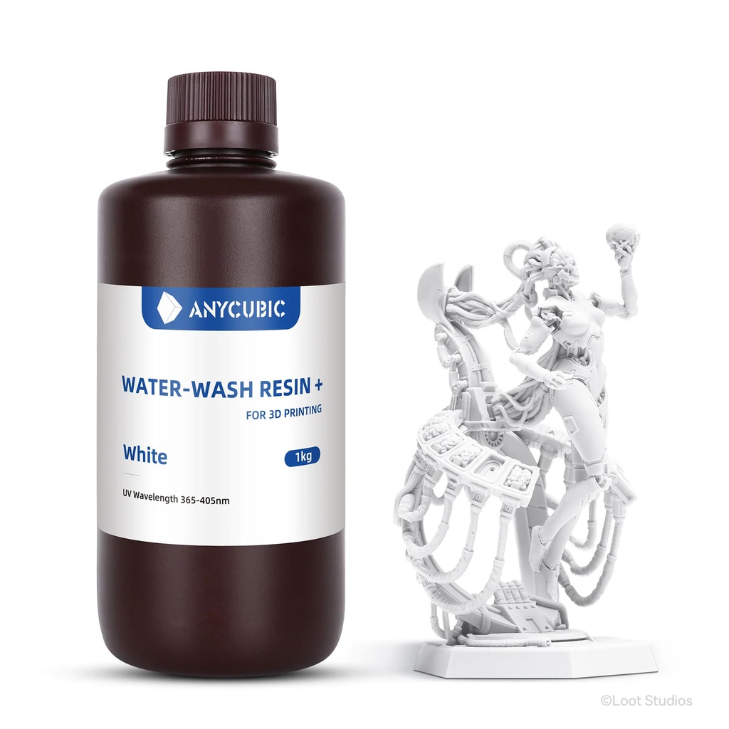 Resinas UV para Impresora 3D LCD Water-Wash Anycubic