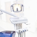 Sillón dental HG 2024 con taburete Anle (estructura blanca)