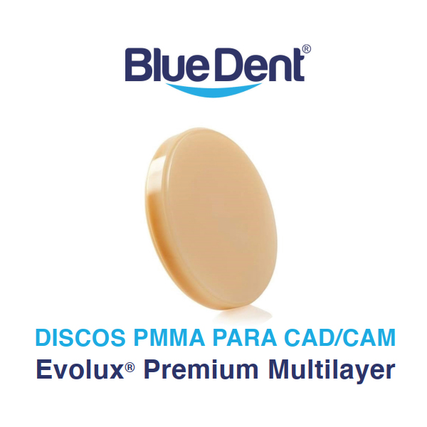 Disco de PMMA Evolux Bluedent