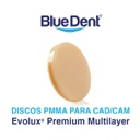 Disco de PMMA Evolux Bluedent