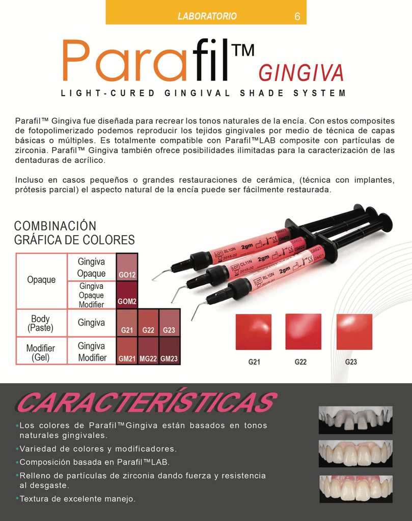 Resina Parafil Gingiva Body Prime Dental