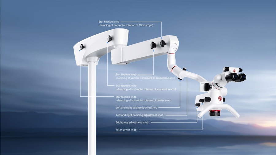 Microscopio iSee 9000 Standard KP Tech Woodpecker