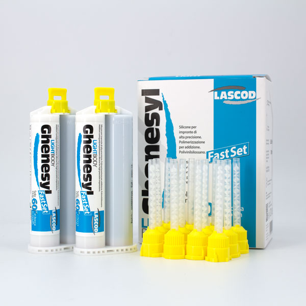 1 Kit Silicona Adición Ghenesyl Lascod + 50 Puntas Mezcladoras para Silicona 1:1 Machtig