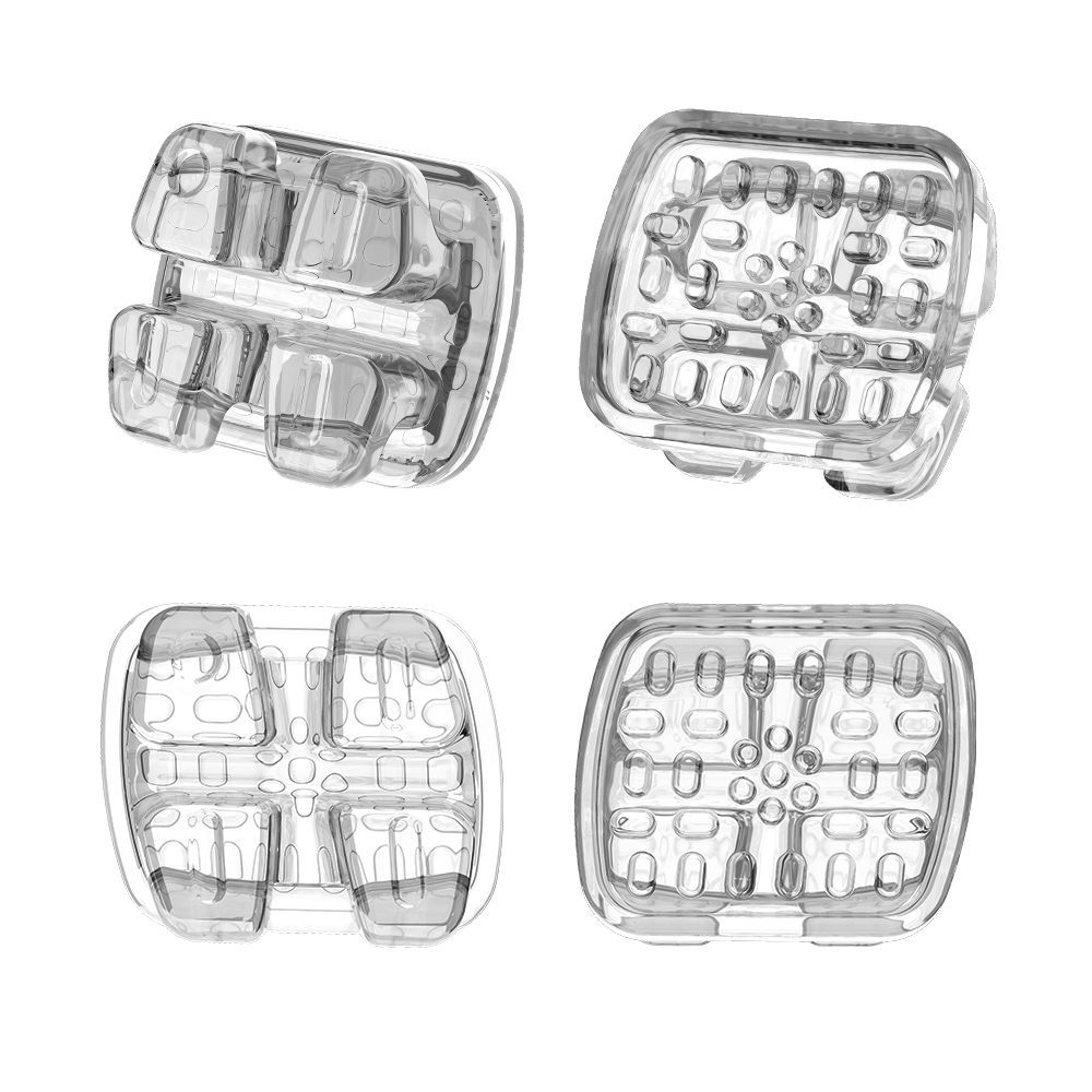 Kit 3+1 Casos Bracket ICeram-P Orthometric