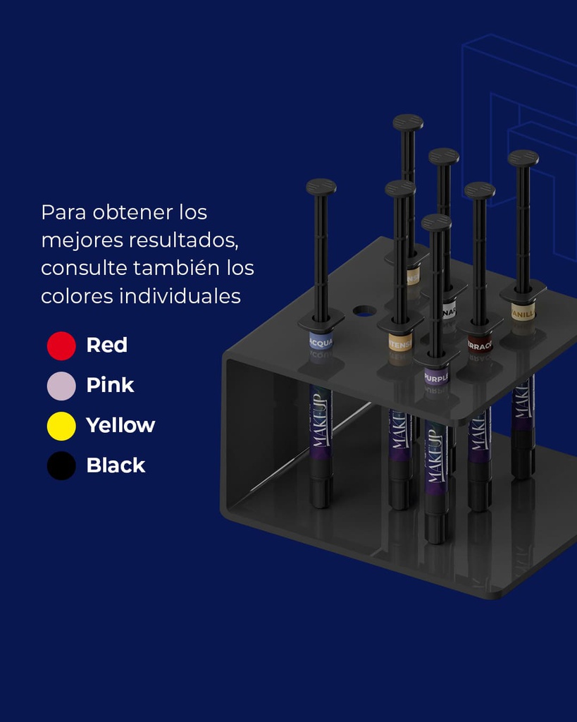 Kit Maquillaje para resinas 3D MakeUp Prizma Makertech