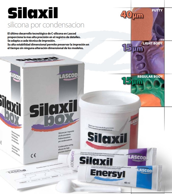 Kit Silicona Condensación Silaxil Box Lascod