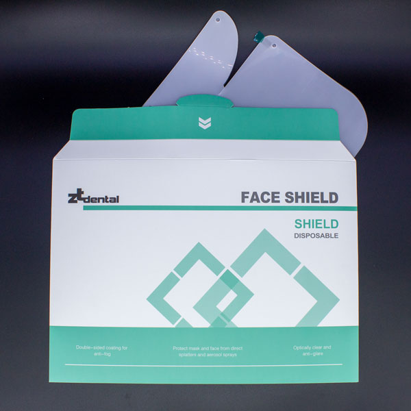 Protector Facial Face Shield Antifog con 10 láminas ZT Dental