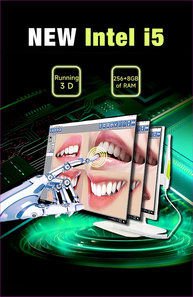 Set Computador + Cámara intraoral de Sobremesa Eco-Camera 01 Appledental