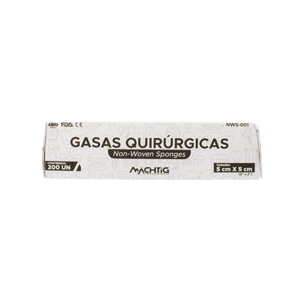 Gasas Quirúrgicas Non Woven Machtig