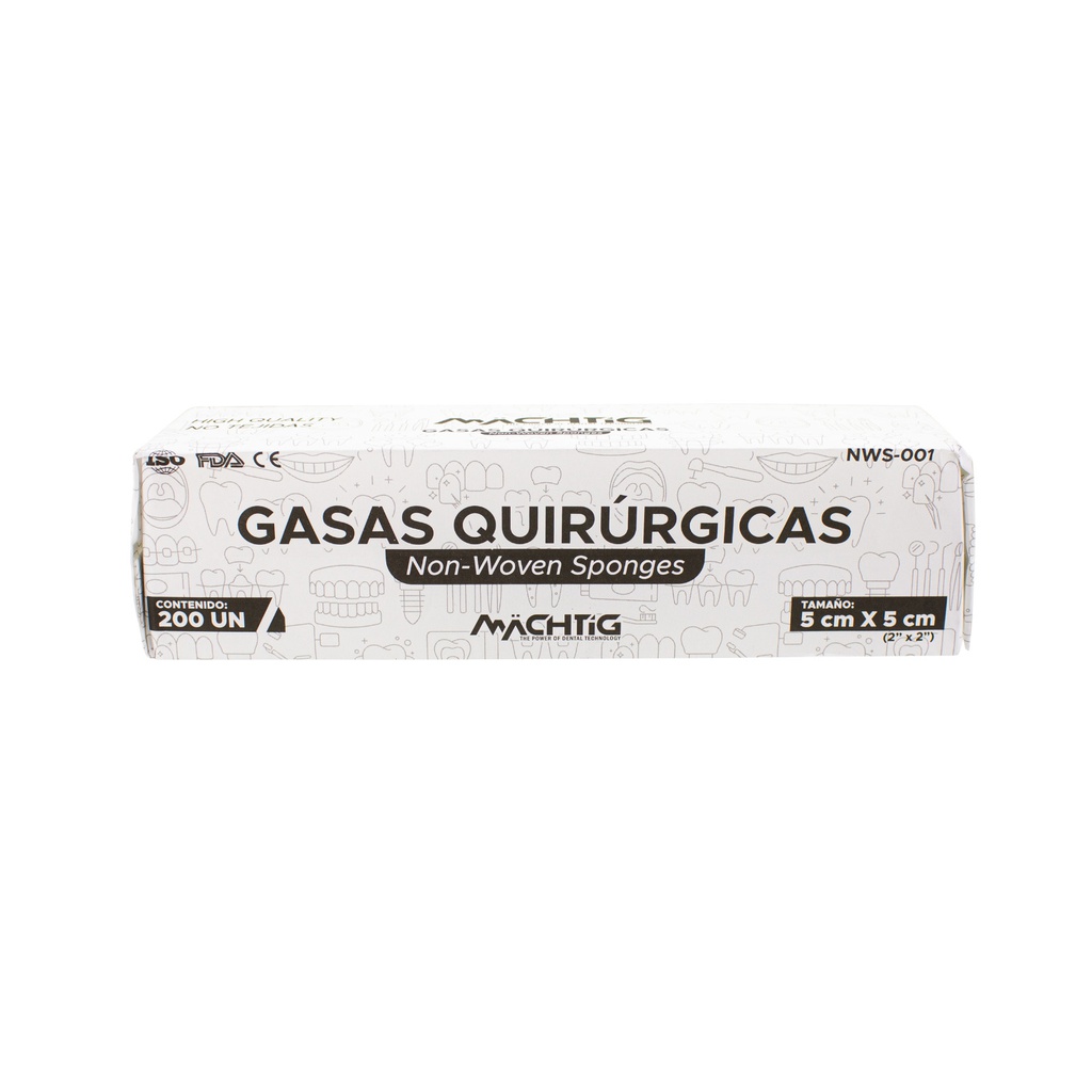 Gasas Quirúrgicas Non Woven Machtig