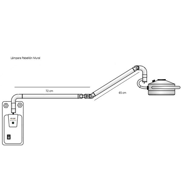 Lampara LED de pared magnética – Lot Chile