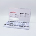 Kit 100 Casos Brackets + 120 Tubos Advanced Series Orthometric