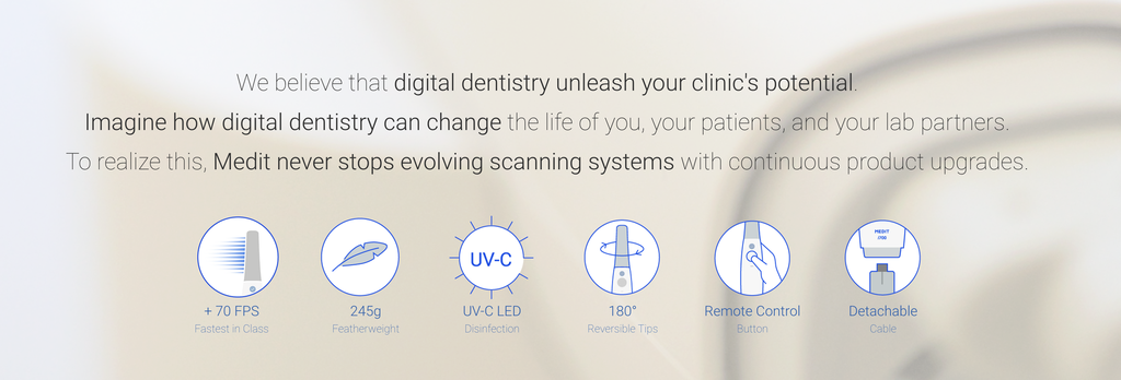 Scanner Intraoral 3D i700 Medit