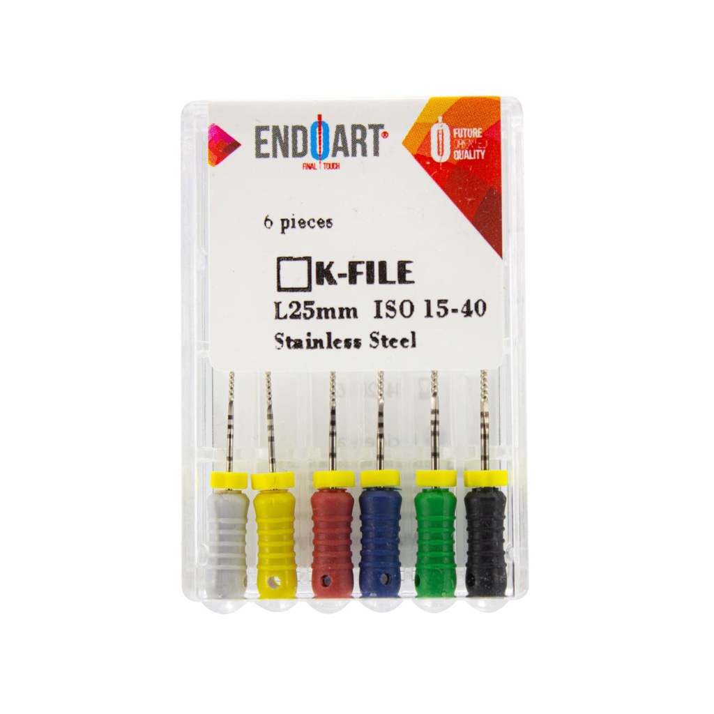 Limas Acero K-File Endoart 1a. Serie Incidental