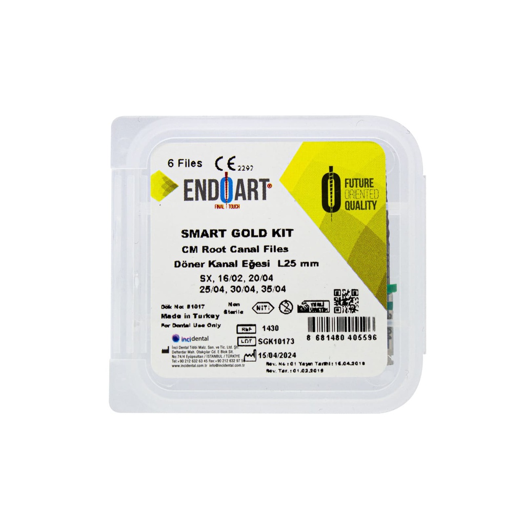 Limas NiTi Smart Gold Endoart 25 mm Incidental