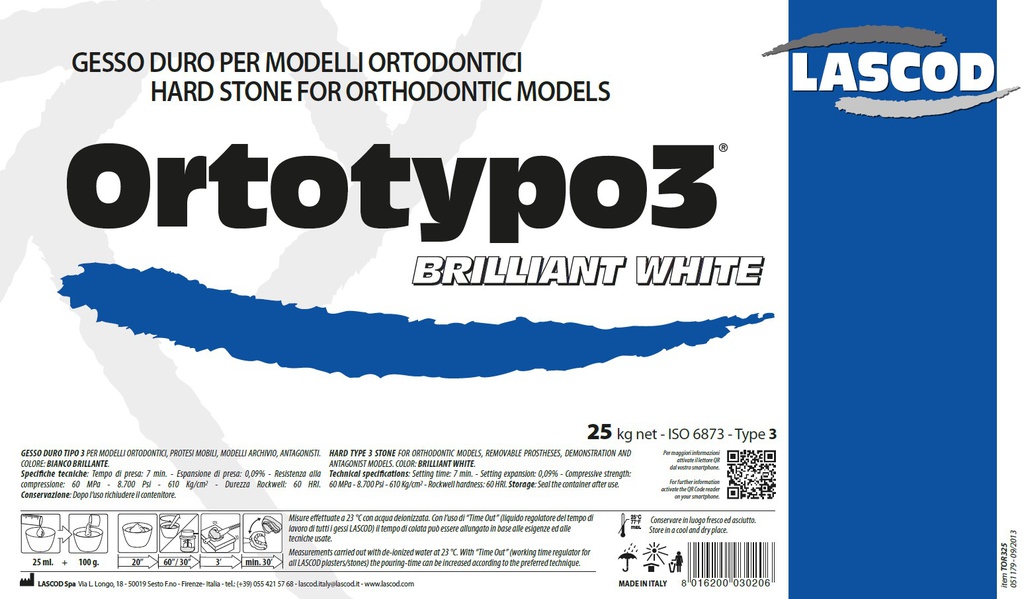 Yeso Tipo III Ortotypo 3 Lascod