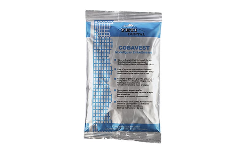 Polvo Revestimiento para esqueléticos Cobavest Yeti dental