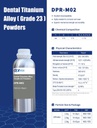 Polvo aleación Titanio Grado 23 DPR-M02 DPR Materials