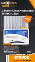 2 Blister Limas Mecanizadas M3-L Blue UDG