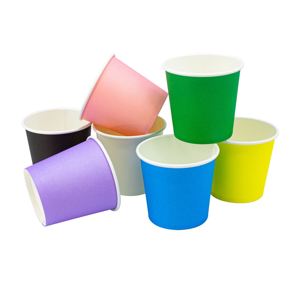 Vasos Papel Desechables Color´s x 100 un Machtig