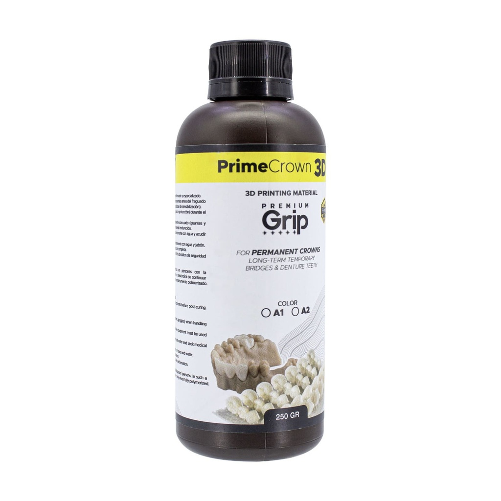 Resinas para impresora 3D PrimeCrown 3D 250 gr Premium Grip