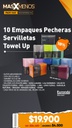 10 Pack Pecheras Servilletas Towel Up Monoart Euronda