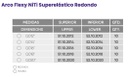 Arcos Flexy NiTi Super Elástico Redondo Orthometric