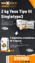 2 kg Yeso Tipo III Singletypo3 Lascod + 3 Alginatos Q Tropical Lascod