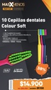 10 Cepillos dentales Colour Soft Tepe