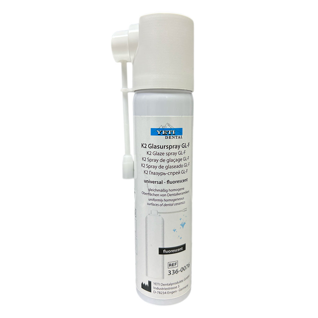 Spray para glaseado K2 Glaze Universal GL-F Uni-Fluorescent Yeti dental