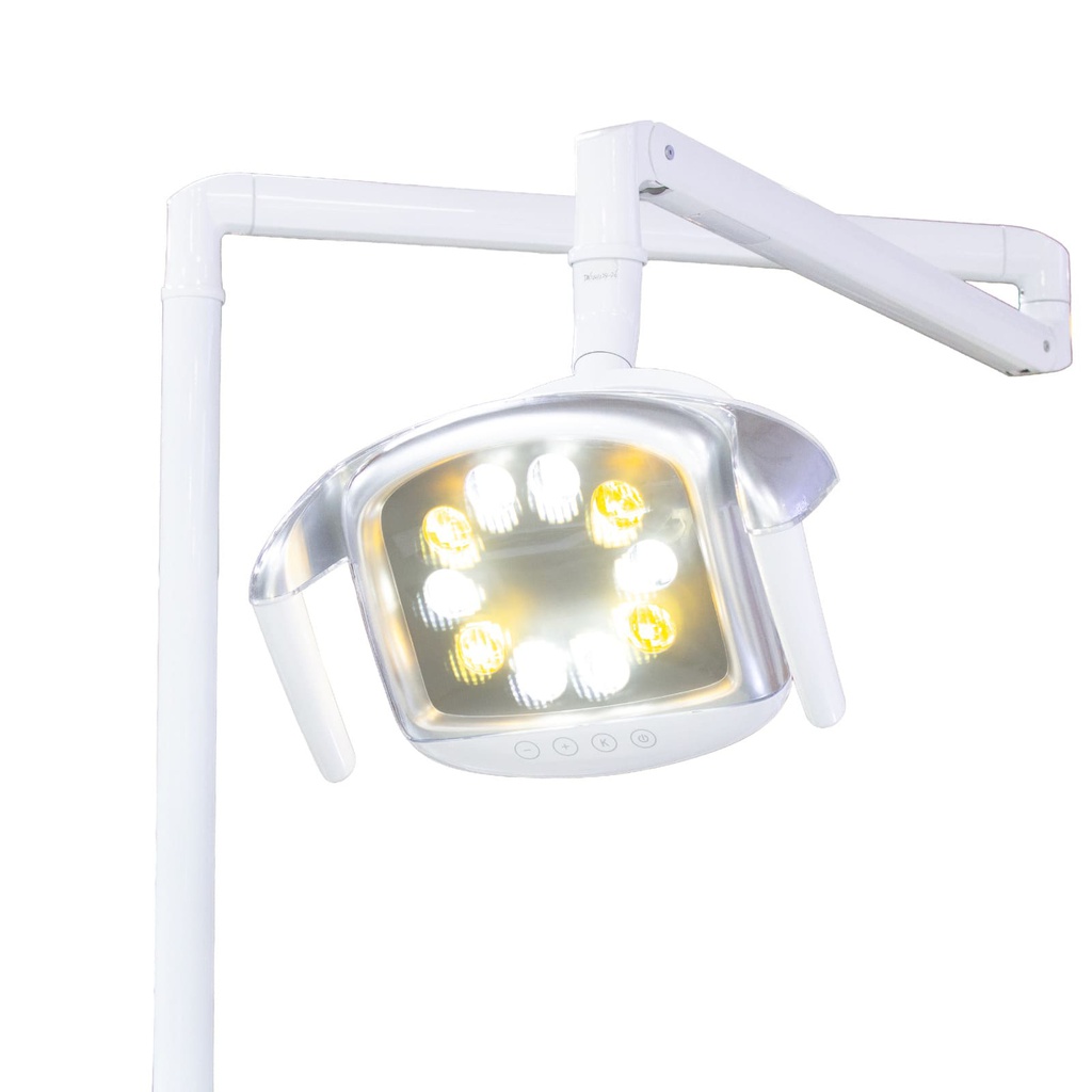 Sillón dental HG Plus 2025 con taburete Anle (estructura blanca)