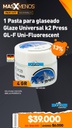 1 Pasta para glaseado Glaze Universal k2 Press GL-F Uni-Fluorescent Yeti dental